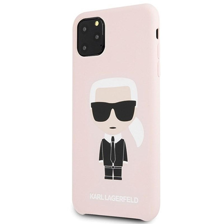 Karl Lagerfeld Fullbody Silicone Iconic - Etui iPhone 11 Pro Max (Pink)