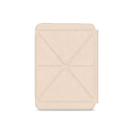 Moshi VersaCover - Etui origami iPad mini 6 (2021) z ładowaniem Apple Pencil (Savanna Beige)
