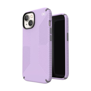 Speck Presidio2 Grip - Antypoślizgowe etui iPhone 14 / iPhone 13 (Spring Purple / Cloudygrey / White)