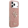 Guess Fixed Glitter Big 4G - Etui do iPhone 17 Pro Max (różowy)