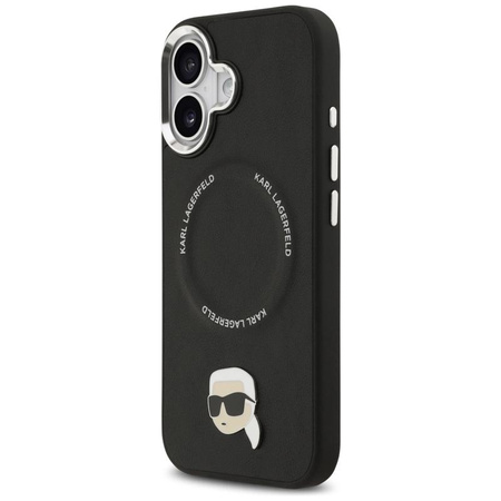 Karl Lagerfeld Karl Pin MagSafe - Etui iPhone 17 (czarny)