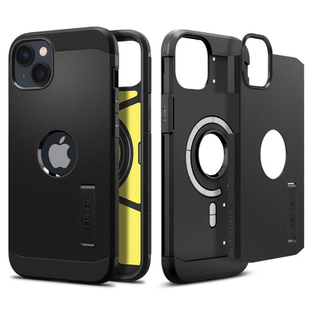 Spigen Tough Armor MagFit - Etui do iPhone 14 MagSafe (Czarny)