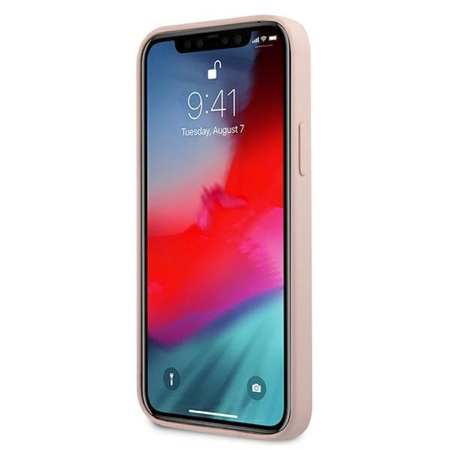 Karl Lagerfeld Silicone Stack Logo - Etui iPhone 12 / iPhone 12 Pro (różowy)