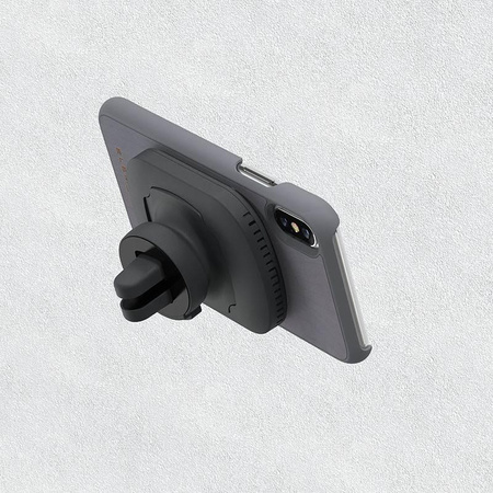 Nordic Elements Original Gefion - Drewniane etui iPhone Xs / X (Mid Grey)