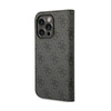 Guess 4G Metal Camera Outline Booktype Case - Etui iPhone 14 Pro Max (czarny)