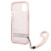 Guess Translucent Strap - Etui iPhone 13 (różowy)