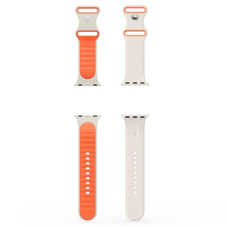 Spigen Nano Pop - Pasek do Apple Watch 44/45/46/49 mm (Orange Beige)