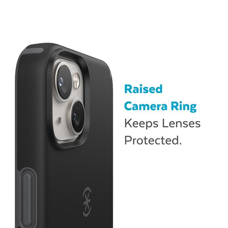 Speck CandyShell Pro - Etui iPhone 14 / iPhone 13 z powłoką MICROBAN (Black / Slate Grey)