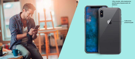 PURO 0.3 Nude - Etui iPhone XR (przezroczysty)