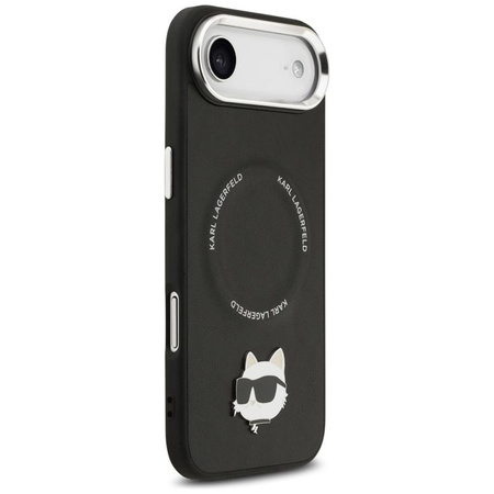 Karl Lagerfeld Choupette Pin MagSafe - Etui iPhone Air (czarny)