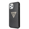 Guess Solid Glitter Triangle - Etui iPhone 11 Pro (Black)