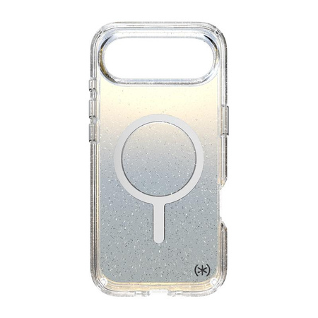 Speck Presidio Lux MagSafe - Etui iPhone Air (Hyper Mirror Glitter / Silver Metallic)