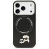Karl Lagerfeld Karl & Choupette Pins MagSafe - Etui iPhone 17 Pro Max (czarny)