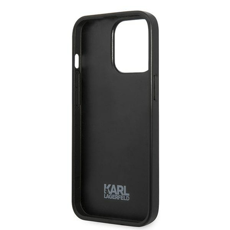 Karl Lagerfeld Iconic Karl Flower - Etui iPhone 13 Pro Max (szary)
