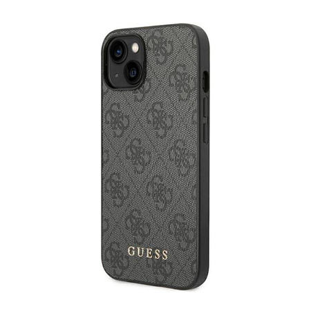 Guess 4G Metal Gold Logo – Etui iPhone 14 Plus (szary)