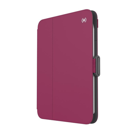 Speck Balance Folio - Etui iPad mini 6 (2021) z powłoką MICROBAN (Very Berry Red Slate Grey)