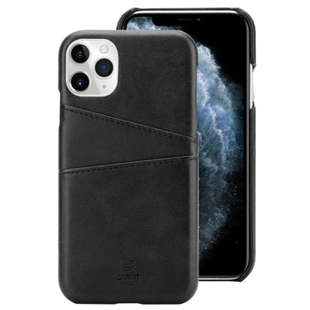 Crong Neat Cover - Etui iPhone 11 Pro Max z kieszeniami (czarny)