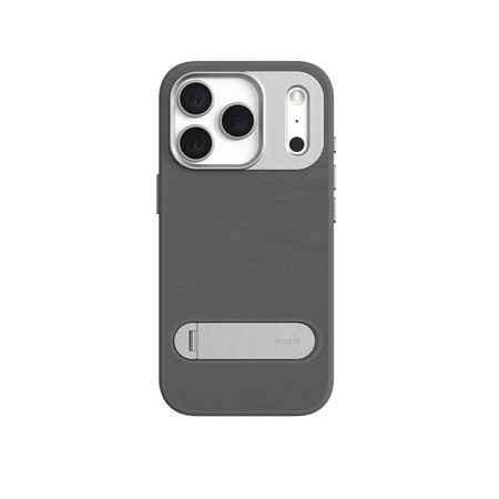 Moshi Kameleon MagSafe - Etui iPhone 17 Pro z funkcją podstawki (Midnight Gray)