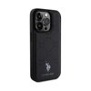 US Polo Assn Yoke Pattern  - Etui iPhone 15 Pro Max (czarny)