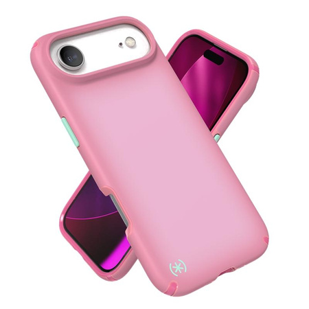 Speck Presidio Lux MagSafe - Etui iPhone Air (Ibis Pink / Dark Ibis / Kanon Green)