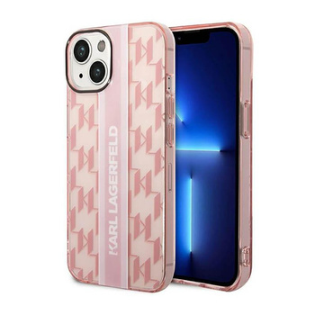 Karl Lagerfeld Mono Vertical Stripe - Etui iPhone 14 (różowy)