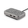 Moshi Symbus Q - Hub USB-C + ładowarka bezprzewodowa indukcyjna Qi do iPhone i Android (Gray)