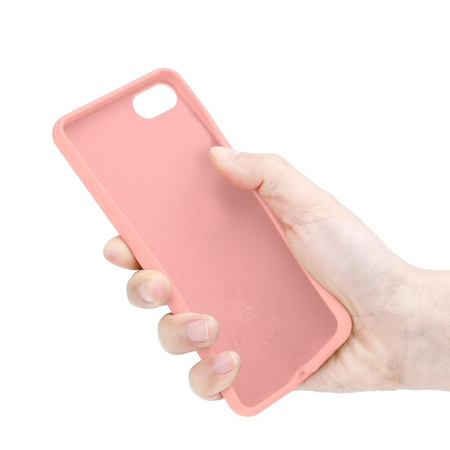 Crong Color Cover - Etui iPhone SE (2022/2020) / 8 / 7 (piaskowy róż)