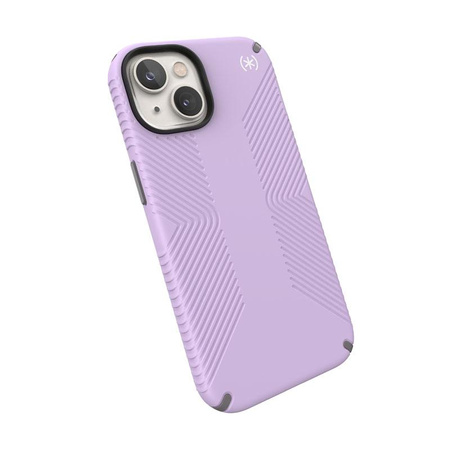 Speck Presidio2 Grip - Antypoślizgowe etui iPhone 14 / iPhone 13 (Spring Purple / Cloudygrey / White)