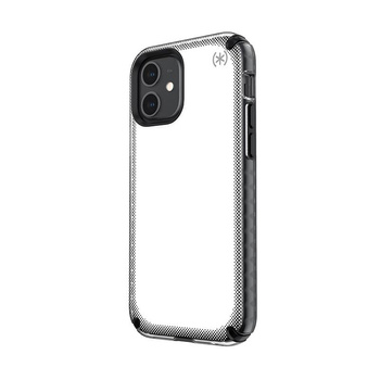 Speck Presidio2 Armor Cloud - Etui iPhone 12 / iPhone 12 Pro z powłoką MICROBAN (Clear/Black)