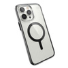 Speck Presidio Perfect-Clear with Impact Geometry + MagSafe - Etui iPhone 14 Pro Max z powłoką MICROBAN (Clear / Black)