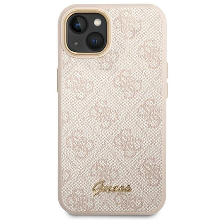 Guess 4G Metal Camera Outline Case – Etui iPhone 14 (Różowy)