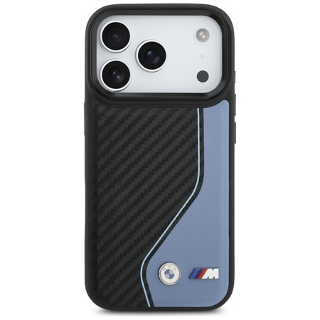 BMW M Carbon Logo MagSafe - Etui iPhone 17 Pro (niebieski)