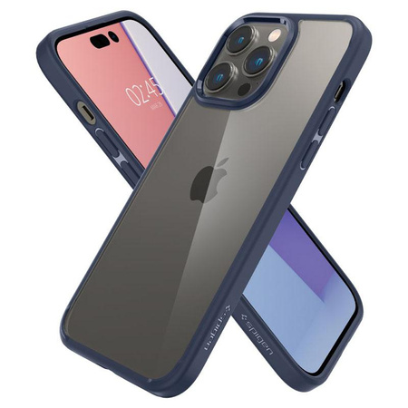 Spigen Ultra Hybrid - Etui do iPhone 14 Pro (Granatowy)