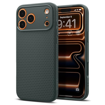 Spigen Liquid Air - Etui do iPhone 17 Pro Max (Abyss Green)