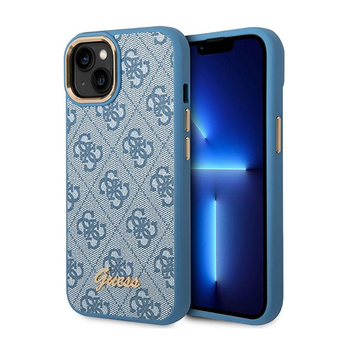Guess 4G Metal Camera Outline Case – Etui iPhone 14 Plus (niebieski)