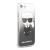 Karl Lagerfeld Iconic Karl Gradient - Etui iPhone SE 2020 / 8 / 7 (czarny)