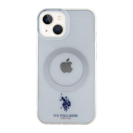 US Polo Assn MagSafe Collection - Etui iPhone 15 (przezroczysty)