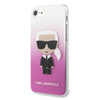 Karl Lagerfeld Iconic Karl Gradient - Etui iPhone SE 2020 / 8 / 7 (różowy)