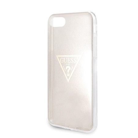 Guess Solid Glitter Triangle - Etui iPhone 8 / 7 (Gold)