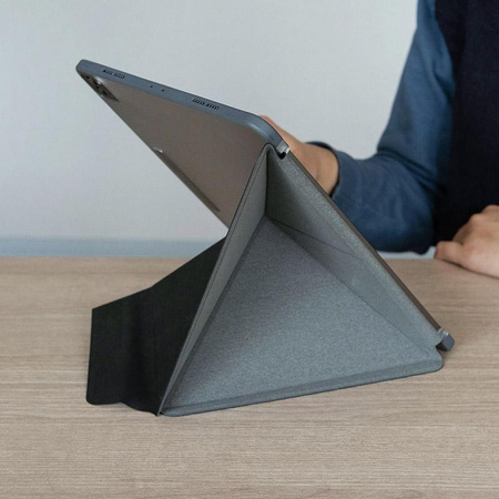 Moshi VersaCover - Etui origami iPad Pro 12.9” (2021-2022) (Charcoal Black)