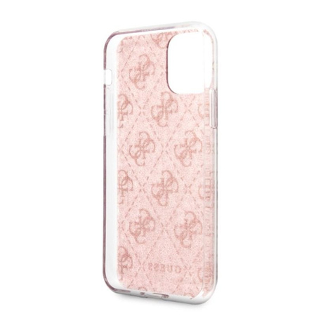 Guess 4G Glitter - Etui iPhone 11 (Pink)