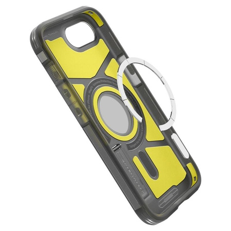 Spigen Tough Armor Mag MagSafe - Etui do iPhone 16e (Frost Black)