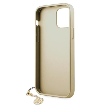 Guess 4G Charms Collection - Etui iPhone 12 / iPhone 12 Pro (szary)
