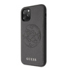 Guess Saffiano 4G Circle Logo - Etui iPhone 11 Pro (czarny)
