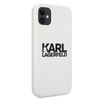 Karl Lagerfeld Silicone Stack Logo - Etui iPhone 11 (biały)