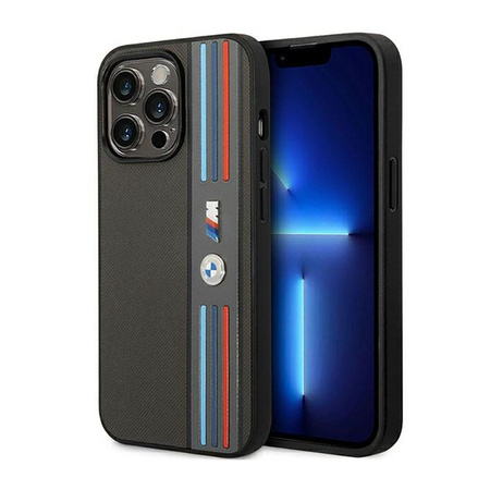 BMW Tricolor M Collection - Etui iPhone 14 Pro (szary)
