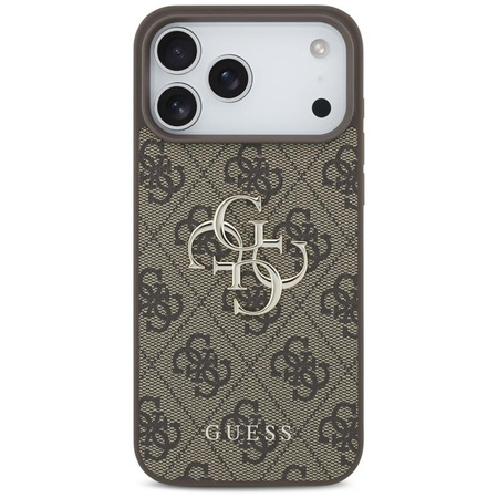Guess 4G Big Logo - Etui iPhone 17 Pro Max (brązowy)