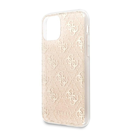 Guess 4G Glitter - Etui iPhone 11 Pro Max (Gold)