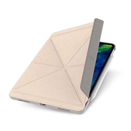 Moshi VersaCover - Etui origami iPad Pro 11" (2020/2018) z ładowaniem Apple Pencil (Savanna Beige)