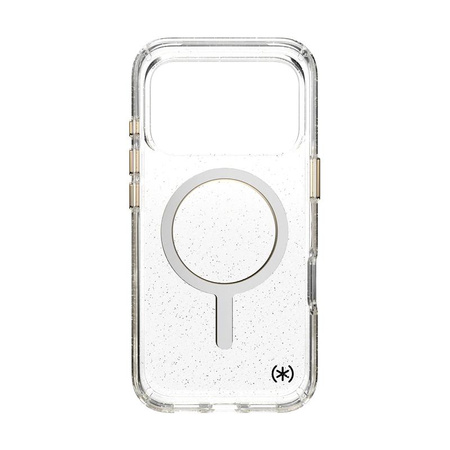 Speck Presidio Lux MagSafe - Etui iPhone 17 Pro (Glitter / Gold Metallic)